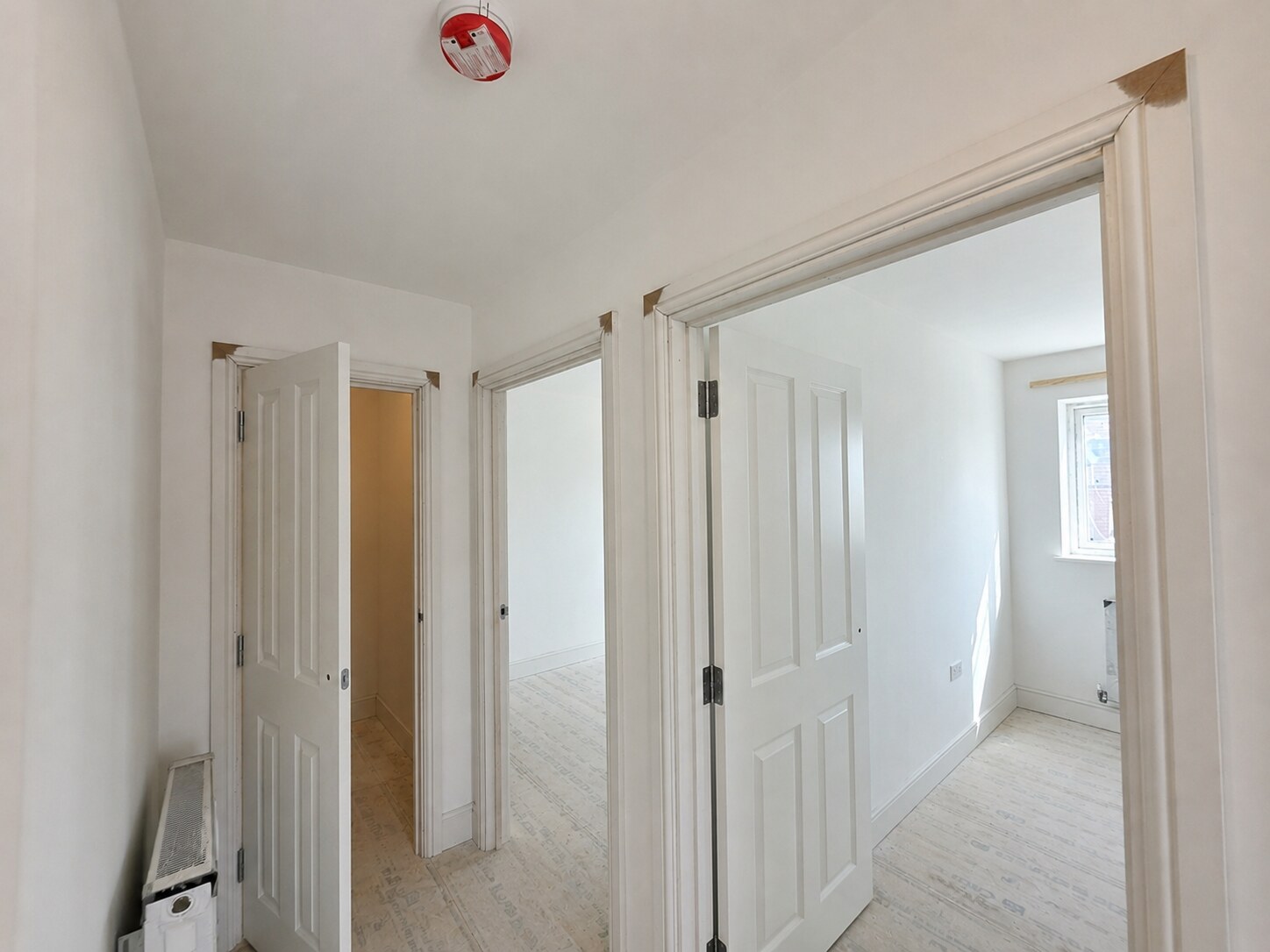 Internal doors, linings and architraves fitted during second fix in a Littlehampton new build
