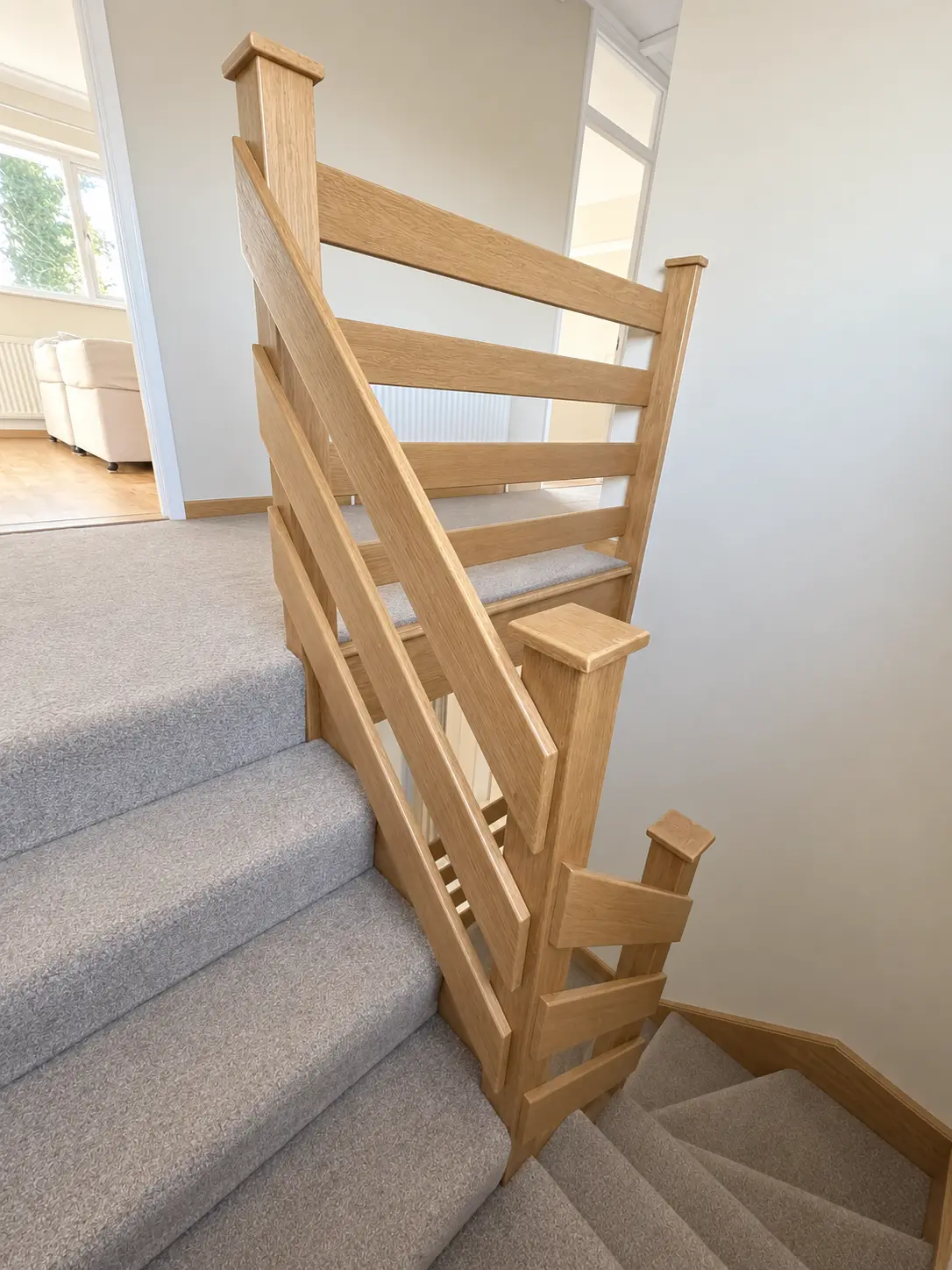 Oak-clad staircase refurbishment in Portsmouth